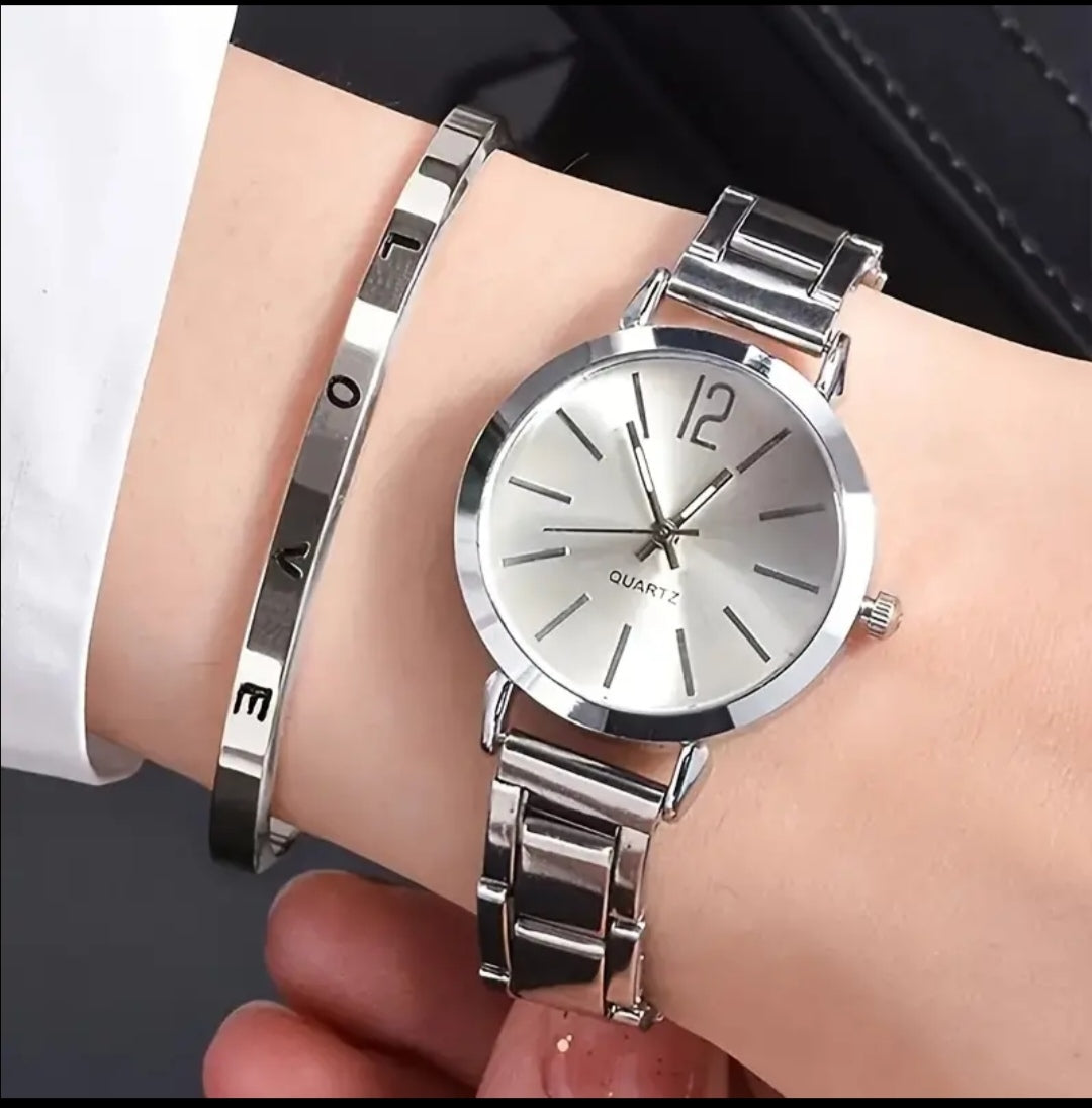 reloj para dama y pulsera